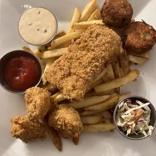 Seafood platter shrimp