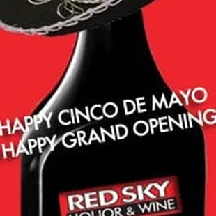 a bottle with a sombren on top