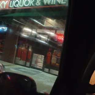 a view from a car window