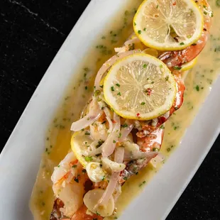 Our Lemon Garlic Shrimp - White Gulf Shrimp, Garlic, Lemon &amp; White Wine