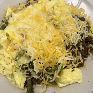 Chorizo Breakfast Bowl add Jalapeños (Saturday Morning Special)