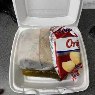 a blue and yellow sign and a blue and white sign