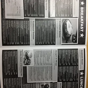 Inside of the Menu, get a burger!