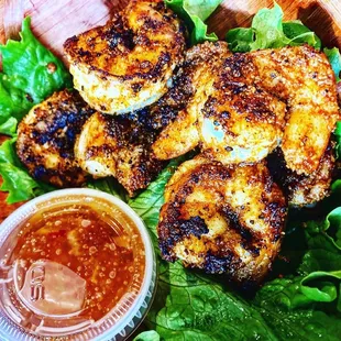 Cajun shrimp are awesome! On the spicy side so be warned