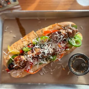 Teriyaki chicken banh mi