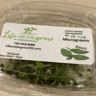 They also partner with a local micro green company! Check out Life on the Grow!