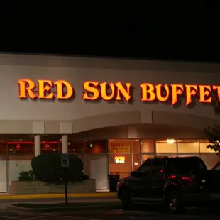 the front of the restaurant