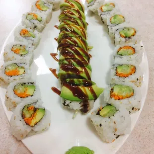 Tiger Roll and Vege Roll