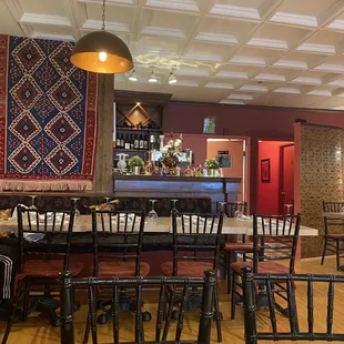 the interior of a restaurant