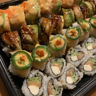 Whole lotta sushi