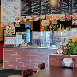 menus and tables