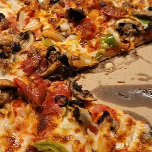 pizza, food