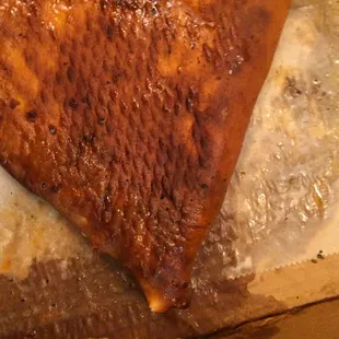 This is a close-up of one of the soggy parts of the stromboli that made it too gross to eat. Slime is never delicious.