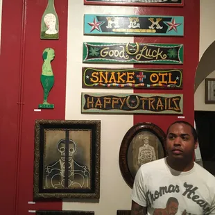 Carnival style signs