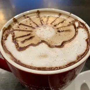 Mocha with a fun sunrise!