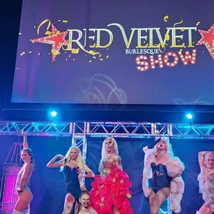 Red Velvet Burlesque Show is a at Notoriety Theater on Fremont Street. April 2023