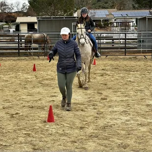 Obstacle courses help with steering.