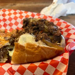 Combo Philly cheesesteak