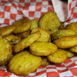 Fried Pickles. Was actually a puddle of grease at the bottom. Refer to other pic.