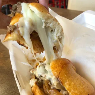 Philly Cheese Steak (IG: @206foodie)