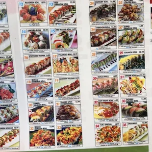 sushi and sashimi