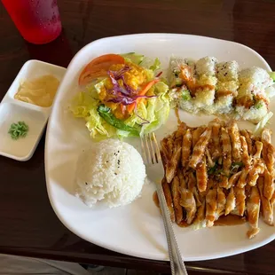 One of the lunch special combo plates.