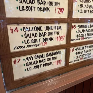 lunch specials