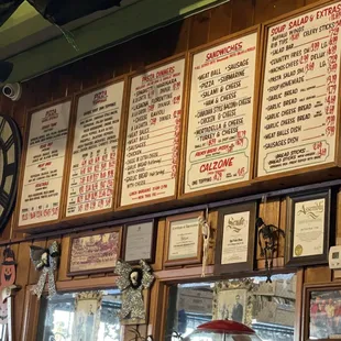 Menu as of 11/1/2023