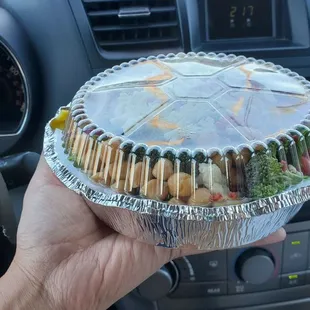 @makeMePrettie car food adventure!  Build your own salad, one trip to- go.  No one judges you for stuffing it. I love it!