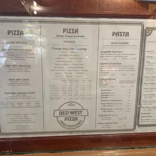 Pizza, Pasta &amp; Sandwiches