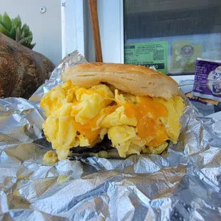 Sausage Egg &amp; Cheese Biscuit