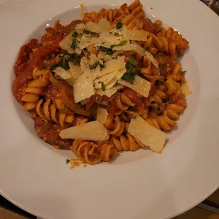 Signature sausage pasta