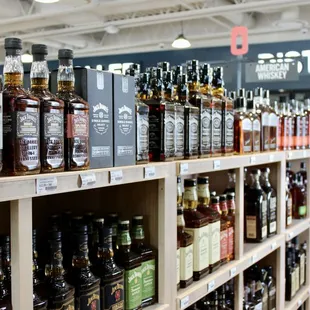 We offer a wide selection of liquors from you to choose from.