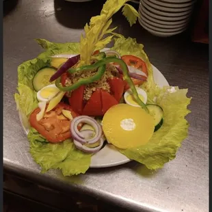 Gluten free menu stuffed tomato with tuna