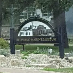 Red Wing Marine Museum Sign