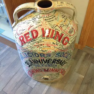 Photo taken 9/11/2016 - Pottery Museum (signature jug)