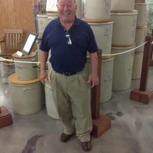 Photo taken 9/11/2016 - Pottery Museum (Larry, our guide)