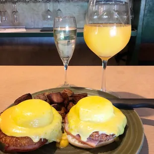 Fried Green Tomatoes Eggs Benedict