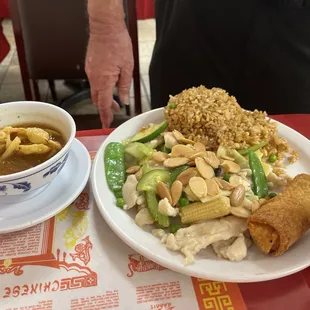 6. Almond Chicken Lunch Special W/Hot &amp; Sour soup