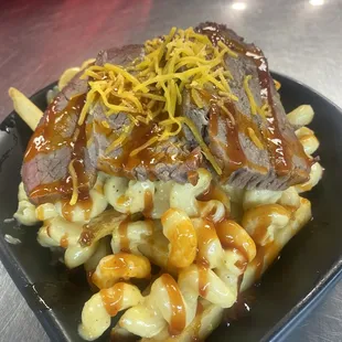 Brisket fry Mac