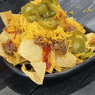 Pulled pork nachos