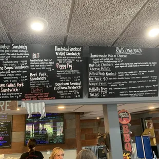 Menu 2 over counter