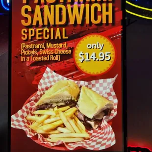 Pastrami special