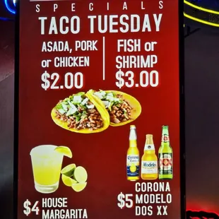 Tuesday special