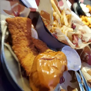 Half of the Fish Sandwich
