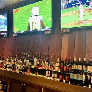 a baseball game being played