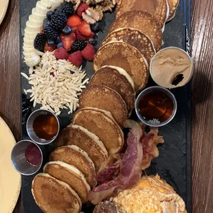 Breakfast charcuterie board