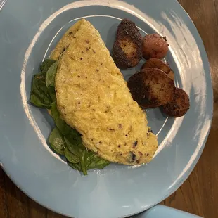 Make your own with spinach and mushrooms