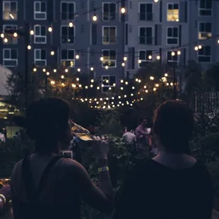 outside