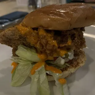 Crispy Buffalo chicken sandwich